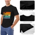 thumbnail image 6 of Don't Let The Hard Days Win Vogue Men's Cotton Short Sleeve HD Print Tee for Casual T-Shirt Crew Neck Top Black S, 6 of 7