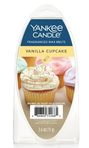 Yankee Candle Wax Melts Pack of 3 - Black Cherry Vanilla Cupcake and Cranberry Chutney