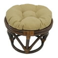 thumbnail image 1 of 18-inch Round Spun Polyester Tufted Footstool Cushion, 1 of 2