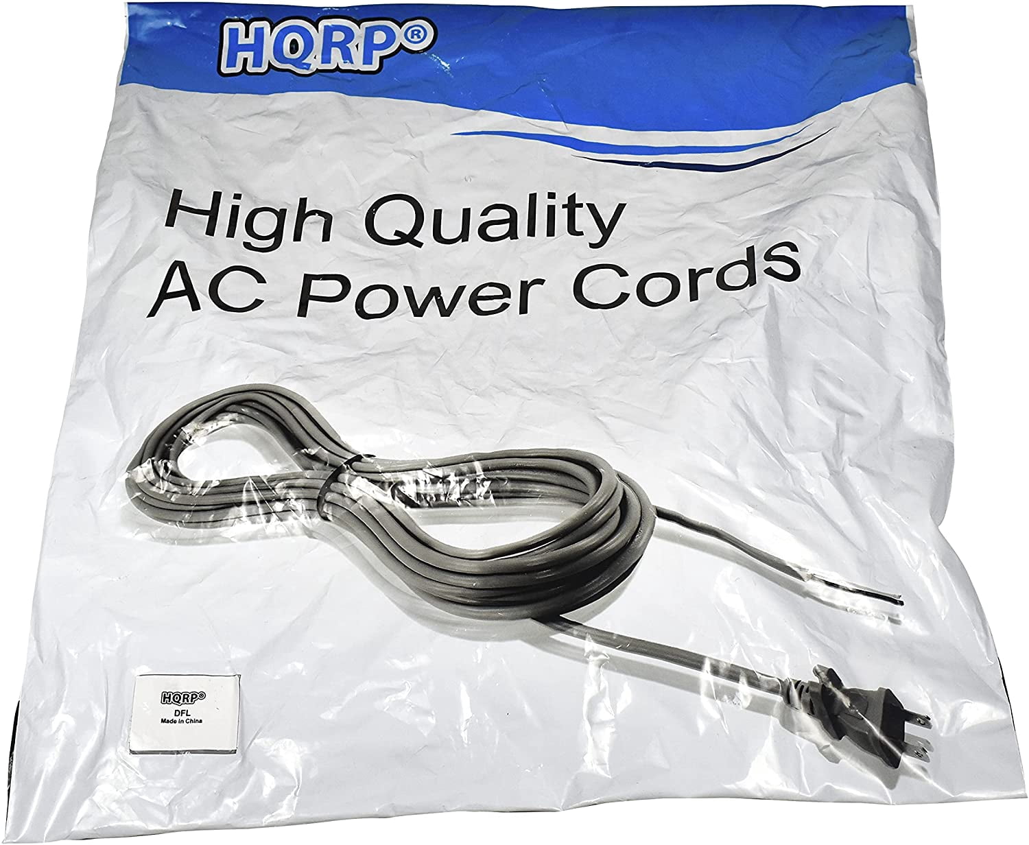 HQRP 6 ft Cord Power Cable, Heavy-Duty, Black
