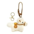 thumbnail image 4 of Colgante de bolso con forma de caballo, accesorio para bolso con llavero y anillos de peluche creativos. Blanco con cordón, 4 of 9