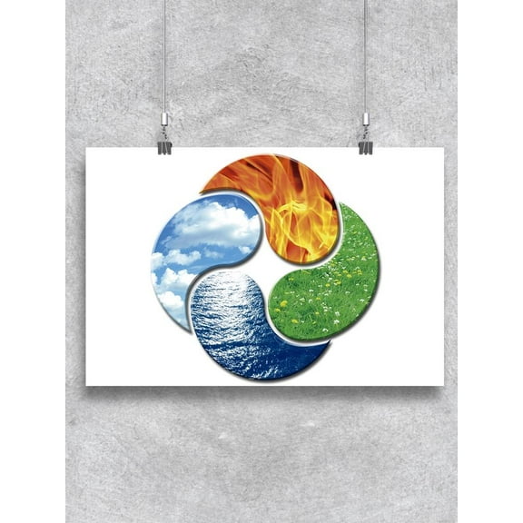 Four Elements! Poster -Image by Shutterstock