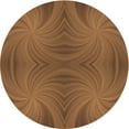thumbnail image 1 of Ahgly Company Machine Washable Indoor Square Transitional Saddle Brown Area Rugs, 3' Square, 1 of 7