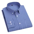 thumbnail image 1 of Camisa Larga A Cuadros Para Hombre De Negocios Y Casual, 1 of 7