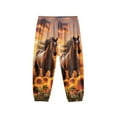 thumbnail image 5 of DISNIMO Horse Sunflower Boys Harem Pants Size 8-12 Bloomer Trousers for Boys Bloomer Harem Pants Kids Harem Bloomers Long Pants for Boys Bloomer Trousers Elastic Waist Pants for Kids Beach Pants, 5 of 7