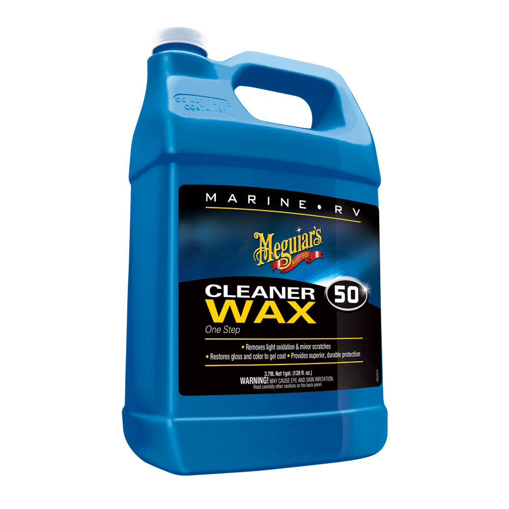 Meguiar's M5001 Marine/RV One Step Cleaner Wax, 1 gallon