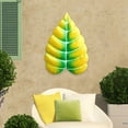 thumbnail image 2 of Escultura de pared Decoración De Hoja De Pared De Hierro, Escultura De Pared Colgante Para Terraza, Dormitorio, Hogar, Estilo D Fanmusic Escultura de pared, 2 of 7