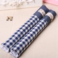 thumbnail image 1 of 1 Pair Fridge Handle Cover-Blue Plaid,Catches Drips,Door Cloth Protector, 1 of 5