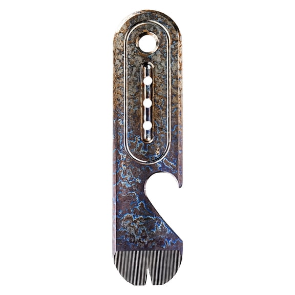 Titanium Pry Bar EDC Tool, Multifunctional Keychain Tool with Retractable Bottle Opener, Unique Gradient Color, Portable and Long-lasting for Outdoor Adventures