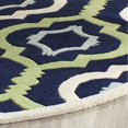 thumbnail image 5 of Safavieh Chatham Tapis Contemporain Bleu Foncé - Rond 3 Pieds, 5 of 5