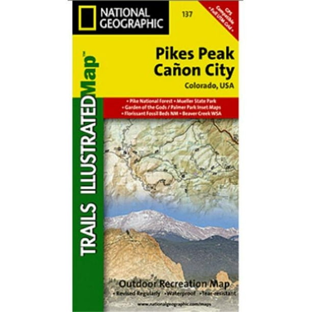 National Geographic TI00000137 Carte de la Ville de Pic-Canon - Colorado