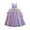 Purple, variant on MEZZALL Girls Casual Fashion Princess Wedding Prom Dress Rainbow Sundress, Blue, 7 Y-8 Y