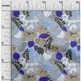 thumbnail image 2 of oneOone Cotton Flex Light Blue Fabric Abstract Fabric For Sewing Printed Craft Fabric By The Yard 40 Inch Wide, 2 of 4
