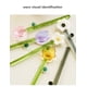 thumbnail image 5 of Varilla Mezcladora de Vidrio con Diseño de Girasol | Removedor de Bebidas de Borosilicato Colorido - Mango Largo Transparente | Cuchara Reutilizable para Cócteles y Helados en Fiestas, Café Helado, 5 of 9