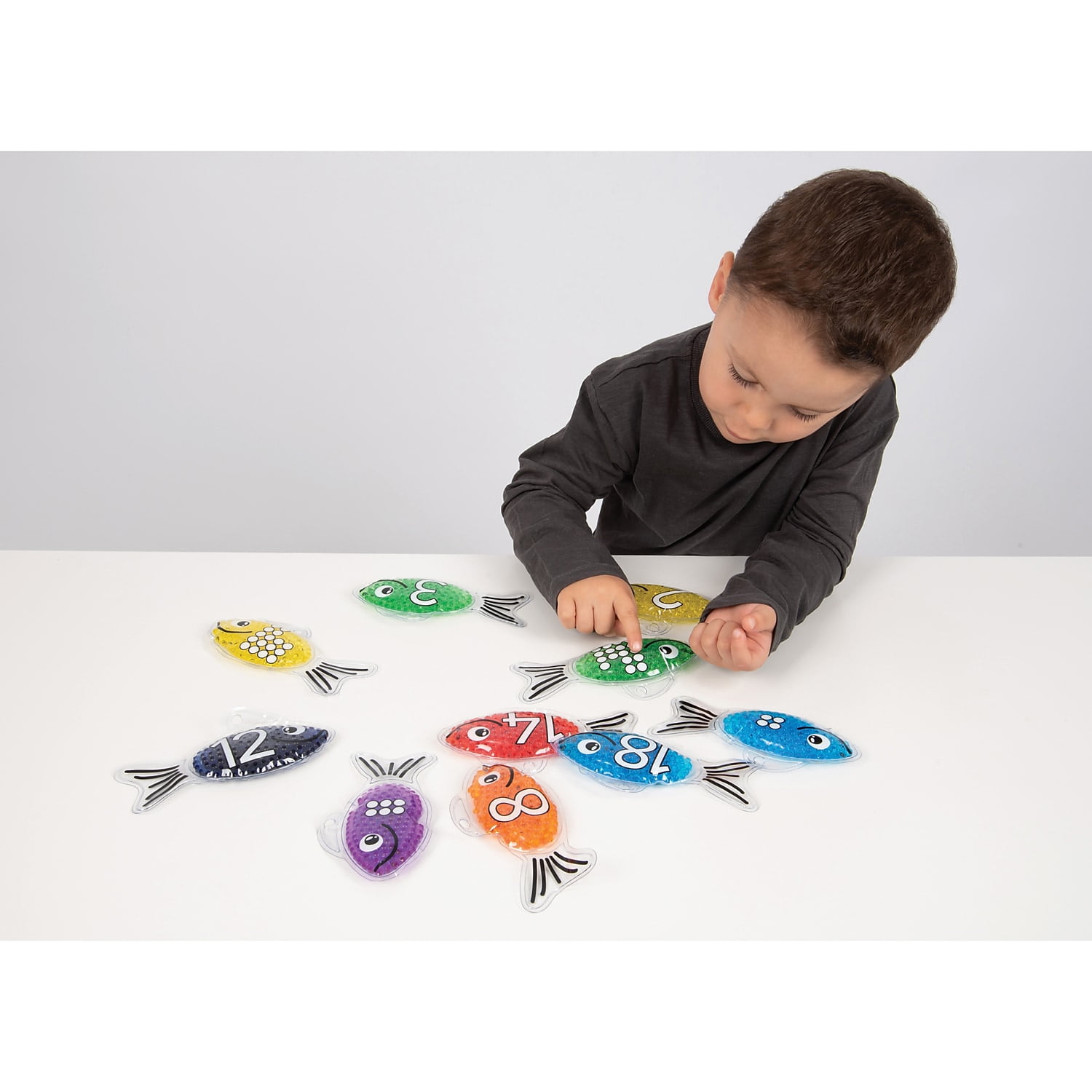 Rainbow Gel Number Fish