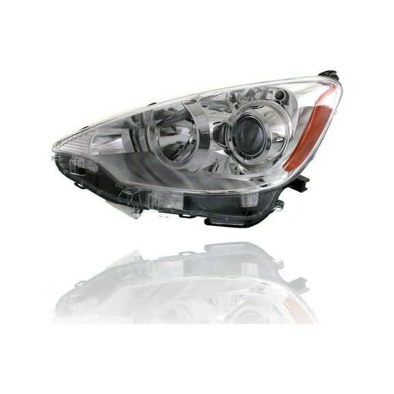 Headlight Assembly - Cooling Direct Fit/For TO2502214 12-14 Toyota Prius C - Left Hand - Driver, CAPA