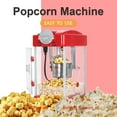 thumbnail image 2 of iCapeson 6oz Tabletop Popcorn Machine with Stainless Steel Kettle, Countertop Popcorn Popper with 2-Switch Control, Whisper Quiet Motor & Measuring Tools, Ideal for Home Theater, Movie Nights, Red, 2 of 6