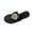 Black, variant on White Ladie'S Sandals Round Toe Thong Flip Flop Solid Color Flat Heel Lightweight Comfortable Footwear For Daily Walking And Casual Outdoor Wear Size 37