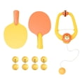 thumbnail image 2 of Tenis de mesa colgante, juguete de interacción entre padres e hijos, pelota pong colgante, entrenamiento 9 Bolas Amarillas Cola entrenador de tenis, 2 of 7