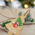 thumbnail image 3 of 150PCS Christmas Kraft Paper Gift Tags With Cord Christmas Tree, Christmas Tree Paper Hang Tags, Gift Tag Packaging For Arts And Crafts, Christmas Tree Party Kraft Paper Tags (with 150 Twine), 3 of 5