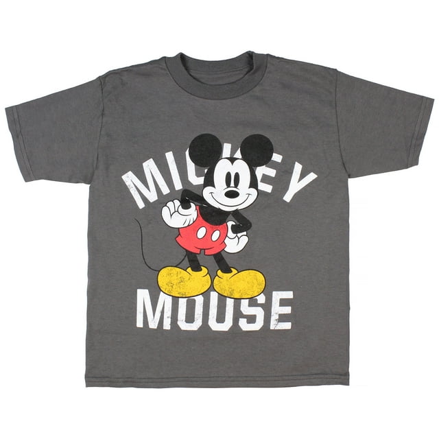 Disney Mickey Mouse Boy's Hands On Hips Stance T-Shirt
