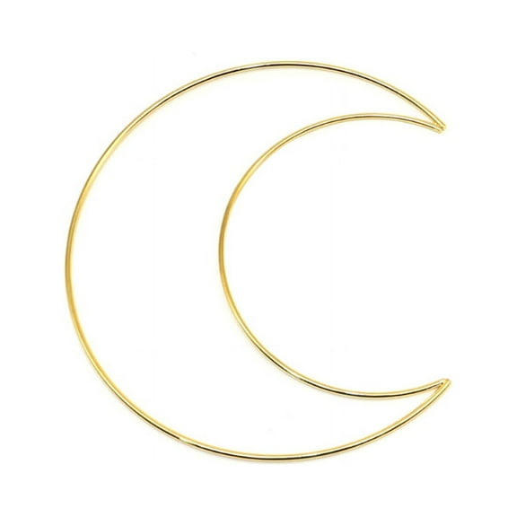 Metal Macrame Moon Hoop for Dreamcatcher Making Macrame Project DIY Crafts Ring