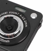 BIMZUC Digital Camera for Teens 50MP 1080P HD 2.8 inch / 7.1 cm TFT Screen 16X Digital Zoom Autofocus Pocket Compact Camera with LED Flash for Travel Photography Black