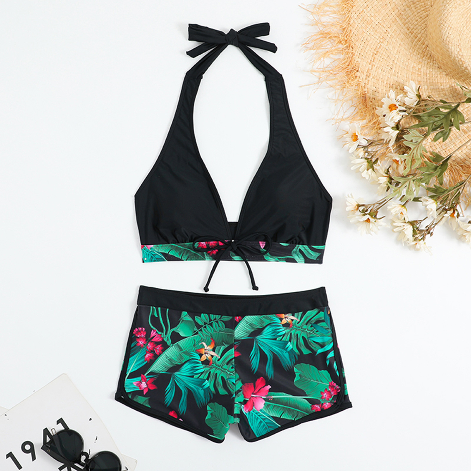 Short De Bain Fille - Culotte De Plage/Piscine - Séchage Rapide - 5 à 16 Ans - Ranrann
