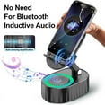 thumbnail image 2 of AKLLCCR 5in1 Wireless Speaker Cell Phone Stand with Bluetooth/Induction Audio & Atmosphere Light/Power Bank, 5.3 HD Surround Subwoofer Sound,300° Rotable Foldable Lift-Non-Slip Base, Fits Smart, 2 of 18