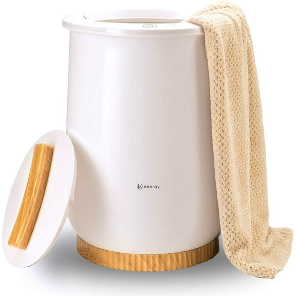 Towel Warmer, Luxury Towel Warmer Bucket, Large Towel Warmer for Bathroom, Auto Shut Off, Fits Up to Two 40
