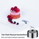thumbnail image 5 of Anillos de postre y cena 12 piezas Zhivalor acero inoxidable 3 pulgadas, 5 of 5