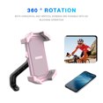 thumbnail image 4 of Soporte Para Teléfono De Bicicleta Soporte Móvil Bicicleta Ajustable Universal (Espejo Retrovisor Rosa Azul), 4 of 5