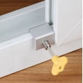 thumbnail image 1 of Tope de pestillo de ventana corrediza NQ con cerradura de seguridad 30x24,5 mm, 1 of 5