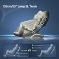 thumbnail image 4 of Costway Full Body Zero Gravity Massage Chair w/SL Track Voice Control Heat Brown, 4 of 12