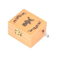 thumbnail image 2 of Caja De Música Antigua, Patrón único, Resistente Al Desgaste, Portátil, Ligera, Estilo Vintage, Caja De Música De Madera Para Oficina Para El Hogar ANGGREK HE1214, 2 of 8