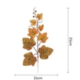 thumbnail image 3 of WRITWAA 12Pcs Simulated Maple Leaf Cane Photo Holder Fall Home Decor Orange Red Garden Decoration, 3 of 4