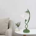 thumbnail image 3 of Miumaeov LED Table Light Green Flower-shaped Table Lamp Bedside Lamp Reading Light Fixture Indoor Decoration, 3 of 18
