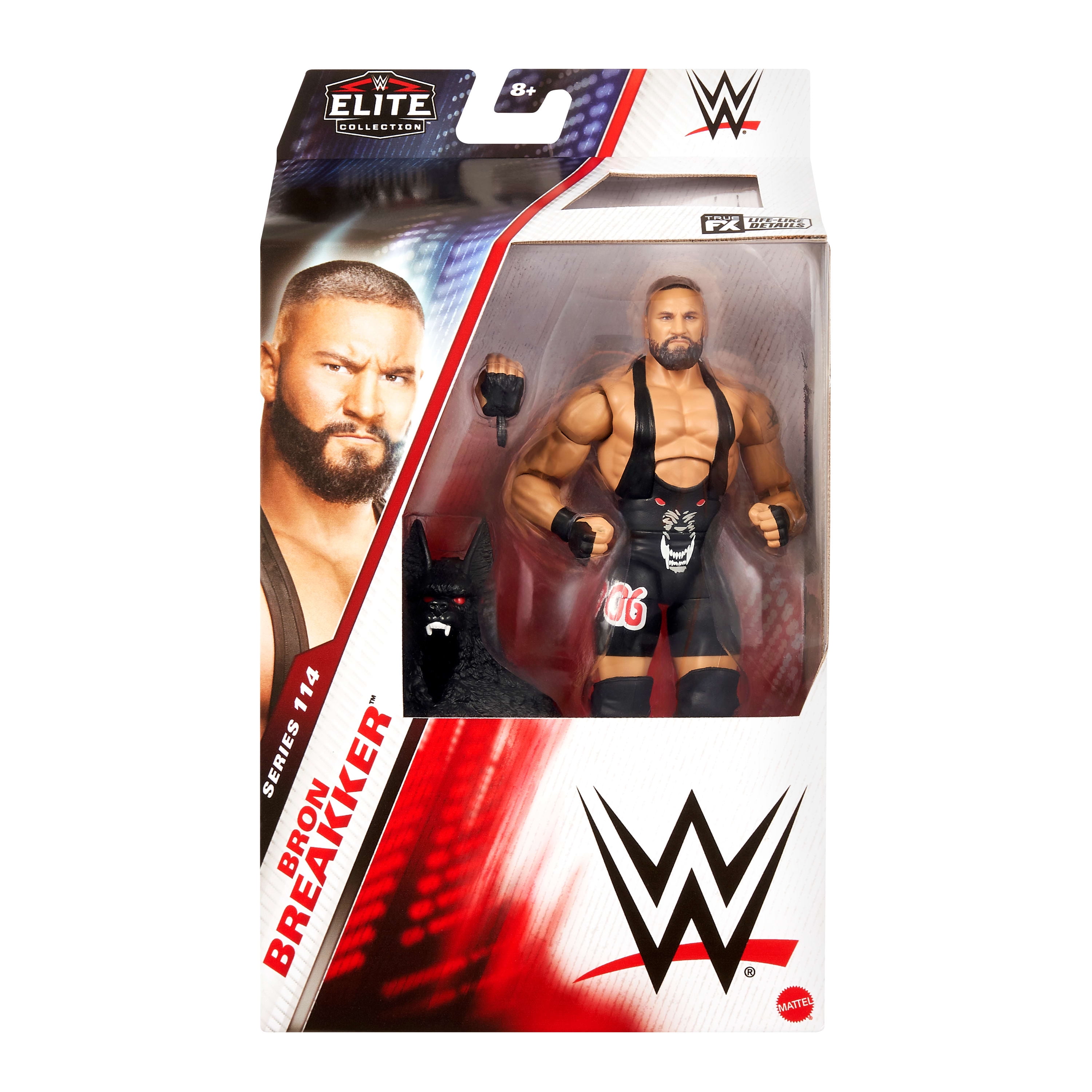 WWE Elite Bron Breakker Action Figure, Series #114 6-inch Collectible with Articulation & Accessories