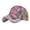 A-Purple455, variant on Hats Vintage Gold Foil Floral All Over Print Rhinestone Border Decor Visors Headwear Sports Work Party Headwear