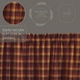 thumbnail image 4 of VHC Brands Heritage Farms Primitive Check Blackout Panel 84x40, 4 of 6