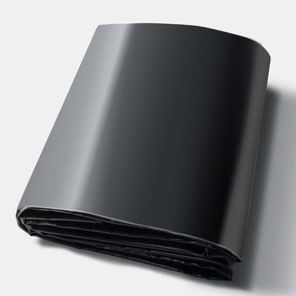 KFFKFF Flexible EPDM Pond Liner, 20 x 25 ft, 45 Mil Thickness, Ideal for Fish Ponds, Waterfalls, Water Gardens, Fountains, and Other Water Features, Black