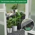 thumbnail image 7 of Fangsheng 6.3x4x7.2 FT Polycarbonate Greenhouse with Swing Door, Walk-in Large Wooden Greenhouse Sunroom Winter Greenhouse for Outdoors, White, 7 of 7