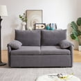 thumbnail image 2 of Corduroy Sofa Bed with Fixed Storage Bag / Keep Items Organized at Hand, 2 of 6