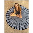 thumbnail image 1 of Toalla de playa redonda estampada, chal protector solar, bufanda cuadrada de verano, bufanda de los deseos, 1 of 6
