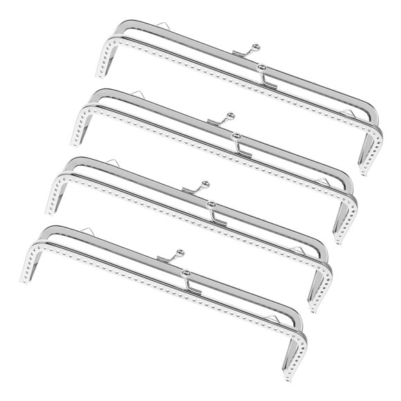Greenadscape 4Ud Marco Vintage Para Bolsos Con De Hierro Cuadrado Color Plata Resistente