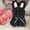 Black, variant on Romantic Eternal Flower Hug Rabbit - Simulation Rose Plastic Flower Bouquet 6.6*6.2*9.8 Inches Daily or Valentine's Day Romantic Gift for Lover, Eternal Love to Who You Love