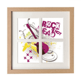 thumbnail image 1 of Rock Music Guitar Music Instrument Frame Wall Tabletop Display 4 Openings Picture, 1 of 3