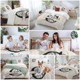 thumbnail image 6 of Letter C Bedding 3 Piece Duvet Cover Set Full Size, Monogram Words Soft Microfiber Comforter Cover with Zipper Closure & Pillowcases, Wrinkle & FadeResistant Quilt Cover, 6 of 9