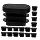thumbnail image 5 of unbranded 30Ud Fundas Negras Ovaladas Para Patas De Sillas Y Mesas Con Instalación Fácil, 5 of 8