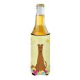 thumbnail image 2 of Carolines Treasures BB6062MUK Easter Eggs Irish Terrier Michelob Ultra Hugger for Slim Cans, 2 of 3